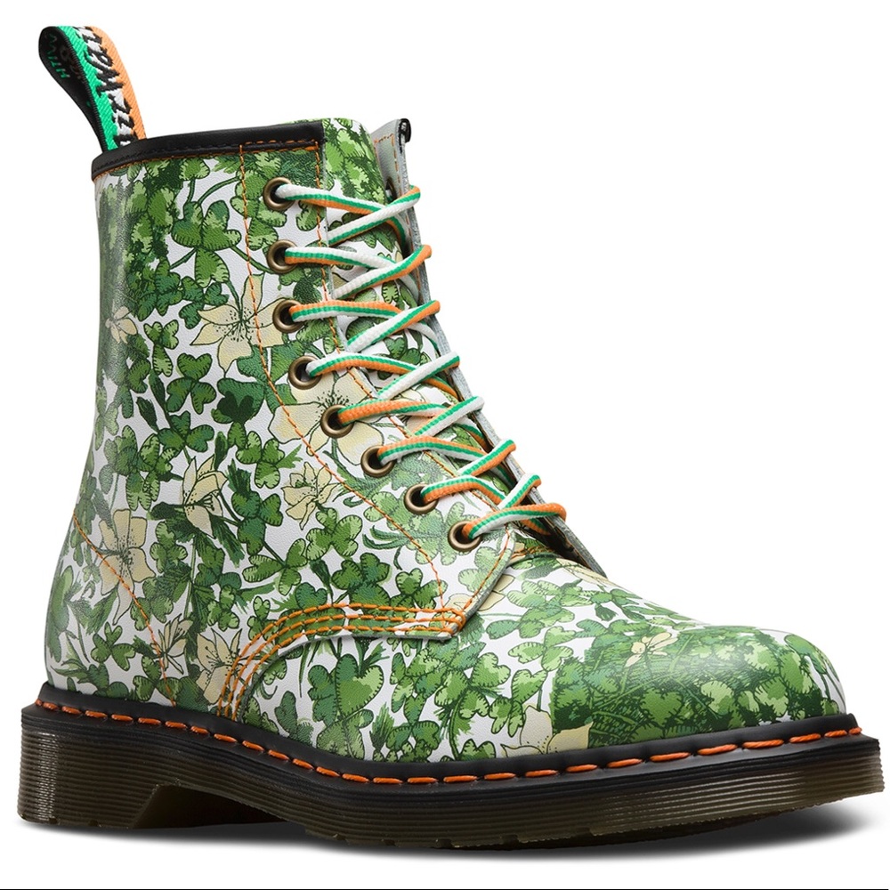 Dr Martens St Patrick’s Day Shamrock Boots UK6/US8